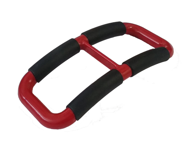 Stander Handy Handle, Lift Assist Device for Elderly and Disabled, Patient Standing Aid for Handicapped, Red with Rubber Grip