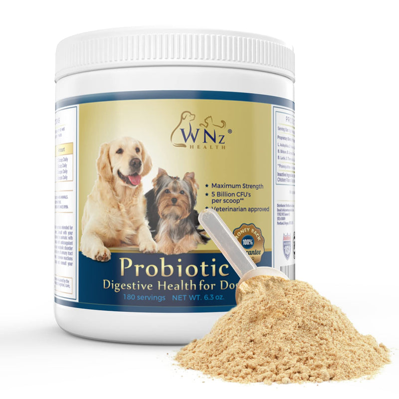 Probiotics for Dogs Digestive Health (Chicken & Bacon) - Dog Probiotic Powder Relieve Diarrhea, Constipation, & More - Dog Calming Treats – Maximum-Strength Dog Digestive Support - PawsPlanet Australia