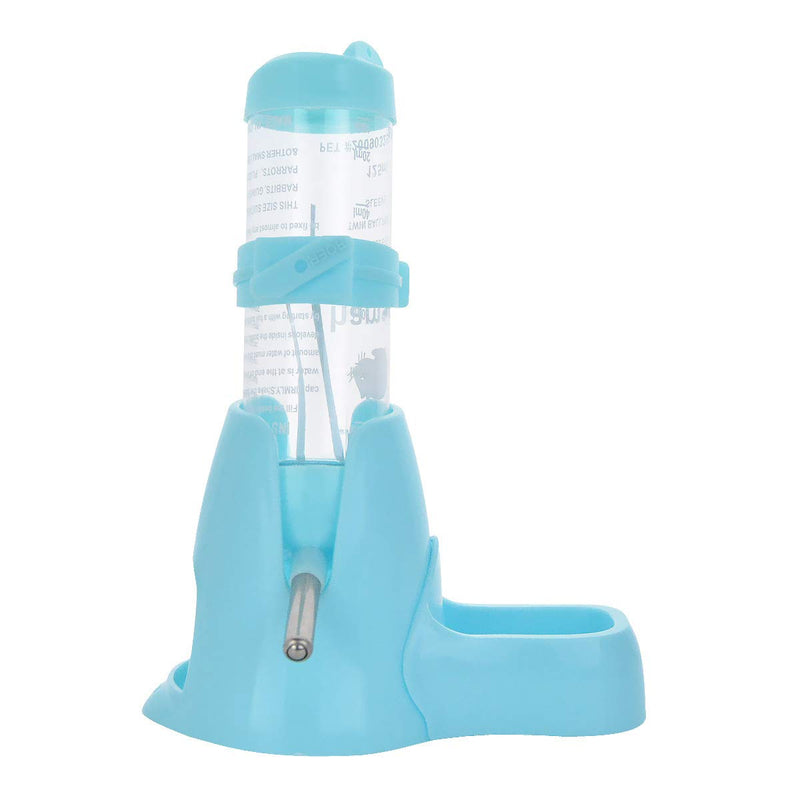 Guardians Hamster Water Bottle,Little Pet Automatic Drinking Bottle with Food Container Base Hut Hanging Water Feeding Bottles Auto Dispenser for Small Animals(125ml,Blue) 125ml Blue - BeesActive Australia