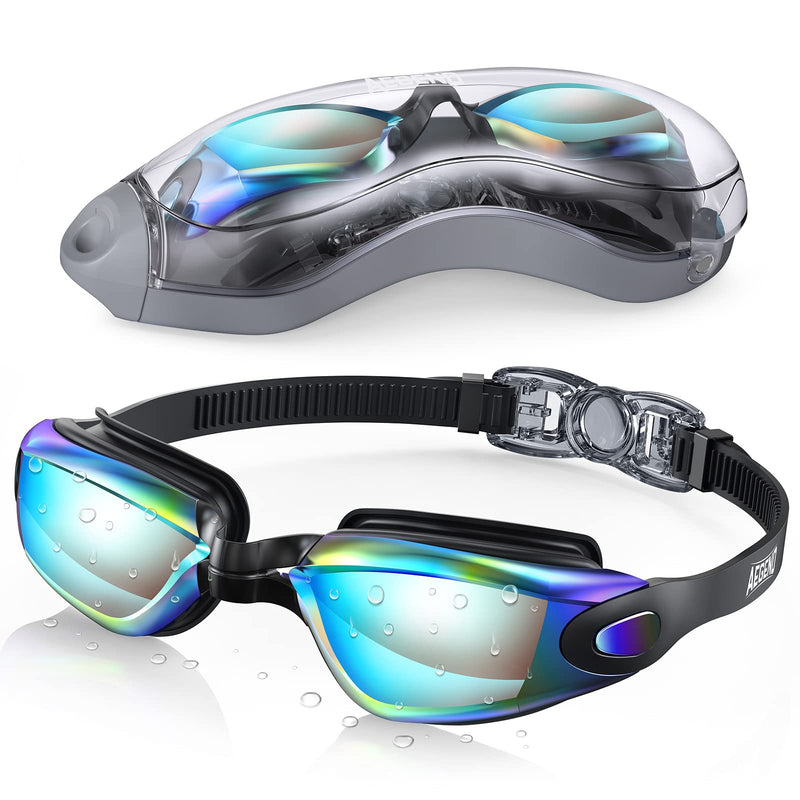 Aegend Swim Goggles, Swimming Goggles No Leaking Full Protection Adult Men Women Youth Aqua - BeesActive Australia