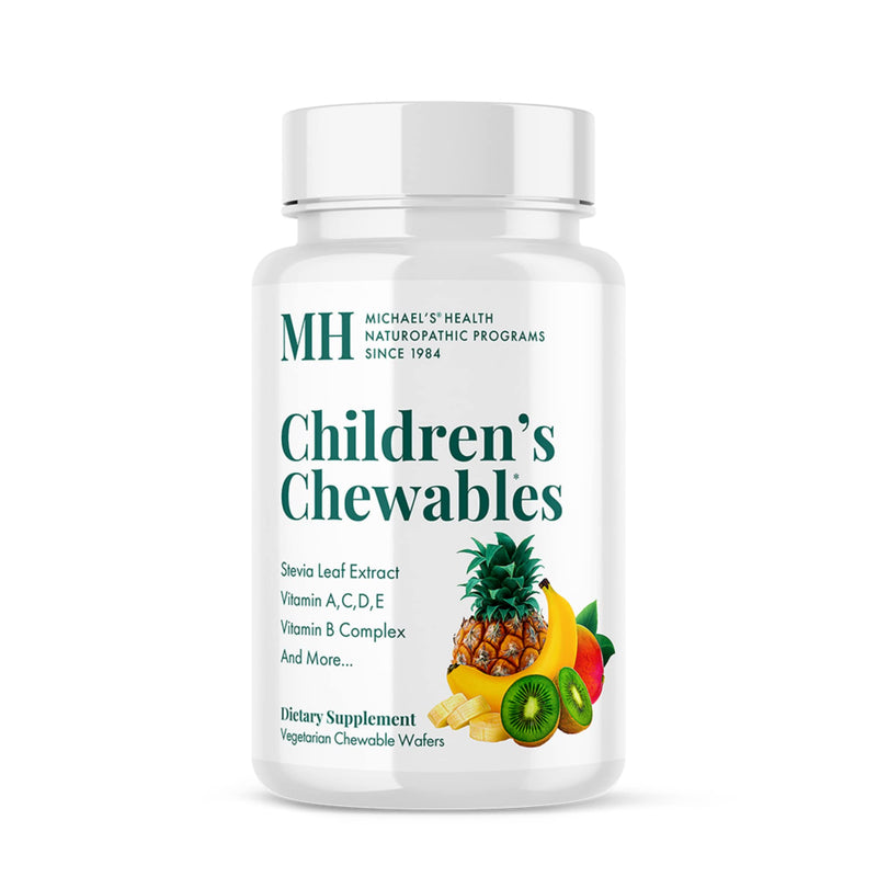 Michael's Health Naturopathic Programs Children’s Chewables - 120 Vegetarian Wafers - Fruit Punch Flavor - Multivitamin & Mineral Supplement - Kosher - 60 to 120 Servings 120 Count (Pack of 1)