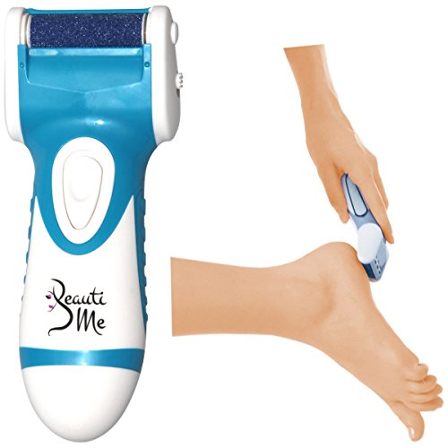 Callus Remover Professional Electronic Pedicure Foot File - Remove Hard Callused Dead and Cracked Skin (Blue) 1 Count (Pack of 1)