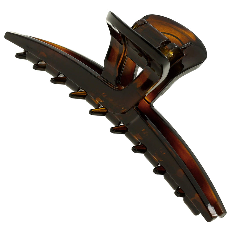Camila Paris CP2371 French Hair Clip for Women, Narrow, Strong Hold Grip Double Teeth Girls Hair Claw Clips Jaw, Fashion Durable Styling Hair Accessories for Women, Made in France 4" Tortoise Shell - BeesActive Australia