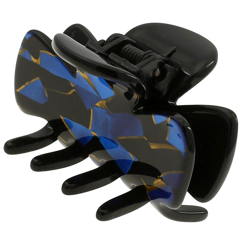 Camila Paris CP2439 French Hair Clip for Women, Large Blue, Handmade Girls Hair Claw Clips Jaw Fashion Durable and Styling Hair Accessories for Women, Strong Hold No Slip Grip, Made in France Blue 3.25" - BeesActive Australia