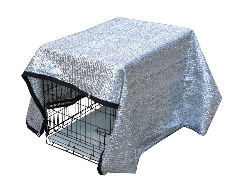 Cool Runners Aluminet 70% Heat Reflective Shade Panel/Cloth/Sail/Cover 6.5' x 6',Silver - BeesActive Australia