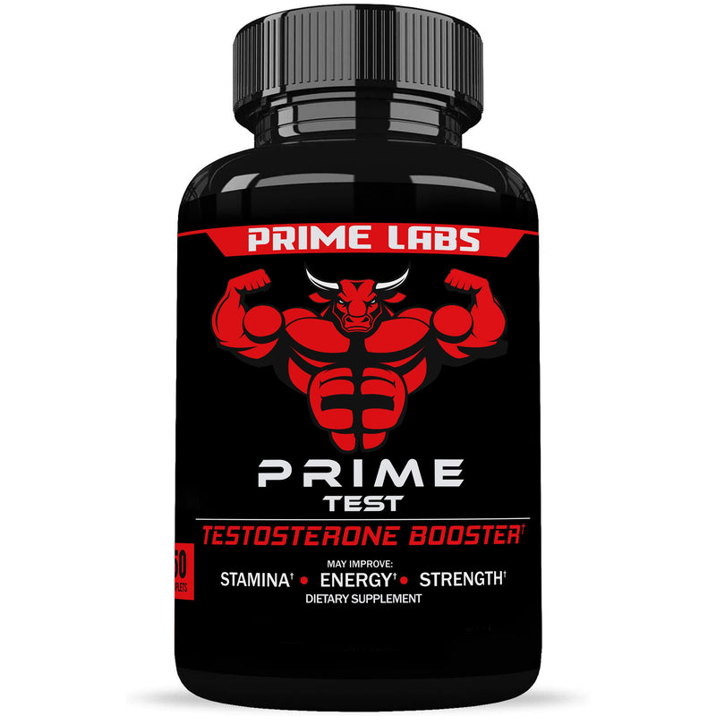 Prime Labs - Men's Test Booster - Natural Stamina, Endurance and Strength Booster - 60 Caplets 60 Count (Pack of 1) - BeesActive Australia
