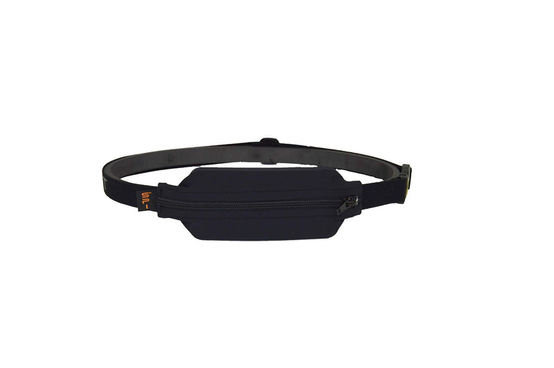 SPIbelt Diabetic Running Belt for Adults, Adjustable Waist, No Bounce, Expandable and Discreet Insulin Pump Pocket, No Logo Band, Black with Black Zipper Black with Black Zipper (No Logo) - BeesActive Australia