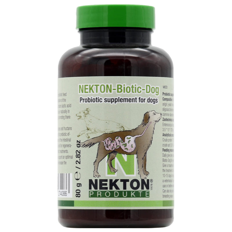 Nekton Biotic-Dog Probiotic Supplement for Dogs 80gm (2.8oz) 80 grams (2.8 ounces) - PawsPlanet Australia