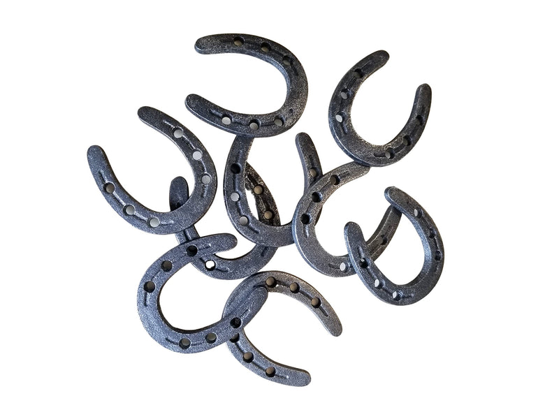 Carver's Olde Iron Mini Zinc Horseshoes Set, 2" x 1 3/4" for Decoration and Crafts 20 - BeesActive Australia