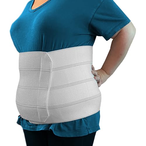 Plus Size Bariatric Abdominal Binder Post Surgery - Belly Binder - 12" 2X-Large (Pack of 1) 4 Panel (12")