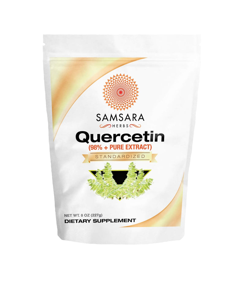 Samsara Herbs Quercetin - 98%+ Pure Extract Powder (8oz/226g) 8 Ounce (Pack of 1)