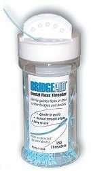 BridgeAid Dental Floss Threader Bottle 150, by BridgeAid