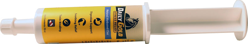 REDMOND Daily Gold Syringe Natural Healing Clay for Gastric Ulcers in Horses (Stress Relief Pre-Race Paste) (Single Pack) - BeesActive Australia