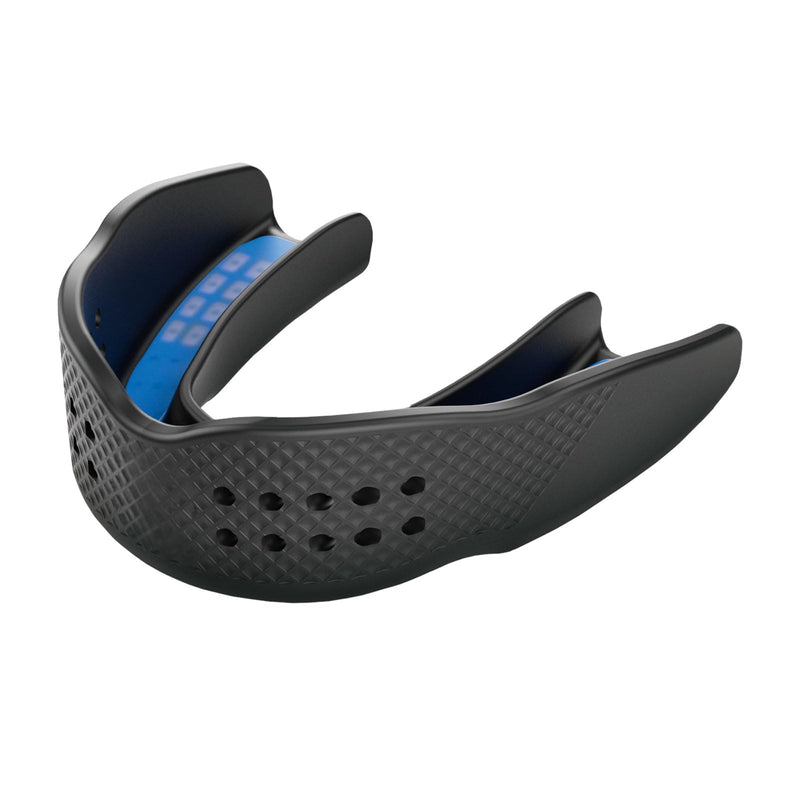 Shock Doctor Mouthguard Superfit – Easy-Fit Strap/Strapless mouthguard – Low Profile Fit Perfect for Basketball, Hockey, Lacrosse, All Sport Youth Black - BeesActive Australia