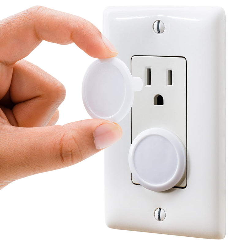 Outlet Covers Baby Proofing (50 Pack) Safe & Secure Electric Plug Protectors | Sturdy Childproof Socket Covers for Home & Office | Easy Installation | Protect Toddlers & Babies | White 50 Count (Pack of 1) - BeesActive Australia