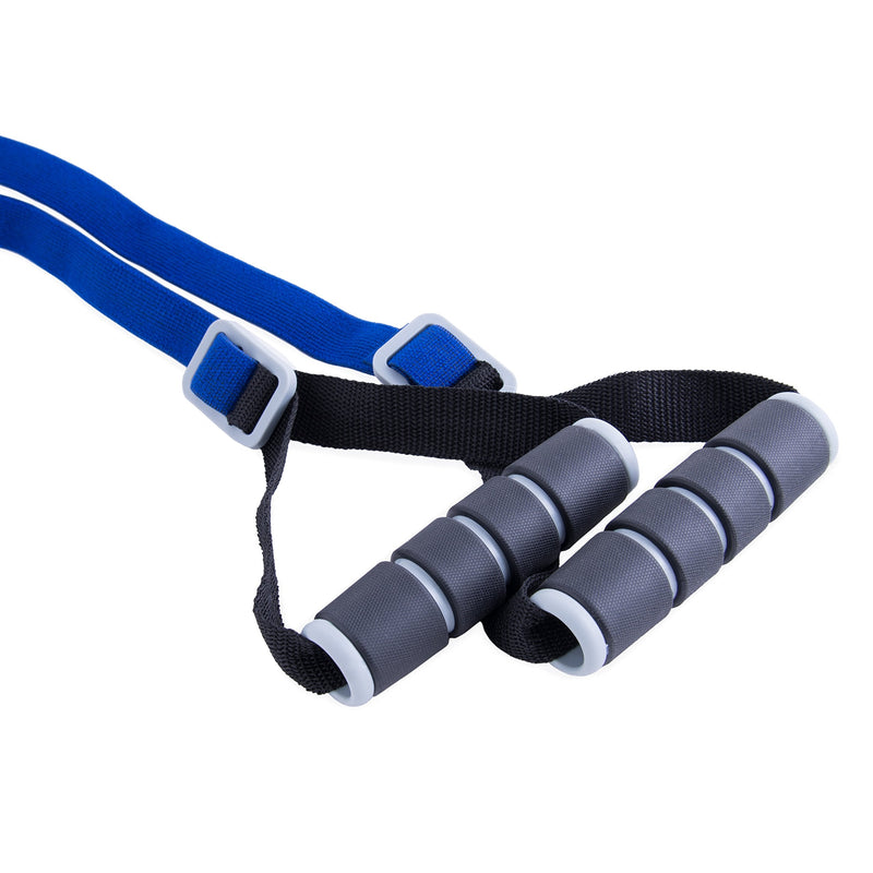 CAP Barbell Elastic Resistant Band with Handles | Multiple Options Medium - Blue - BeesActive Australia