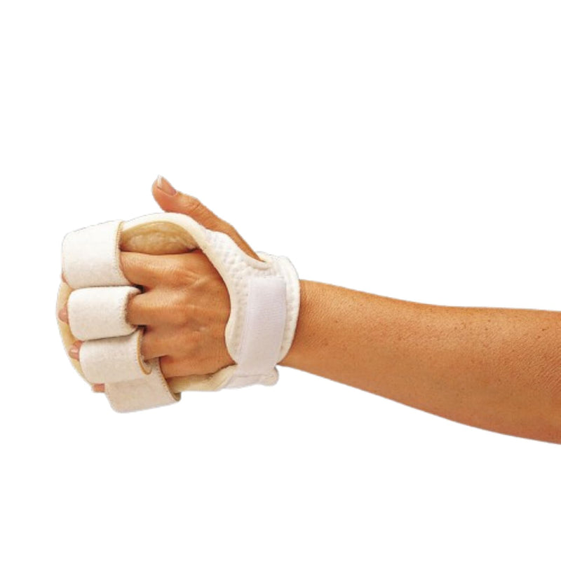 Rolyan – Palm Protector – Left Hand – Finger Separator Glove – Single Pack, Soft Padded Palm Guard for Hand Contractures and Finger Spasticity, Lightweight Hand Protector, Washable With Finger Separator
