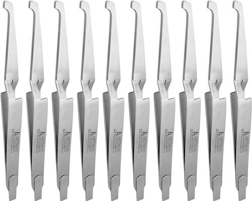Orthodontic Bracket Placer & Holder Tweezers | Pliers Stainless Steel by Orthodontic Instruments ARTMAN Brand (10) 10
