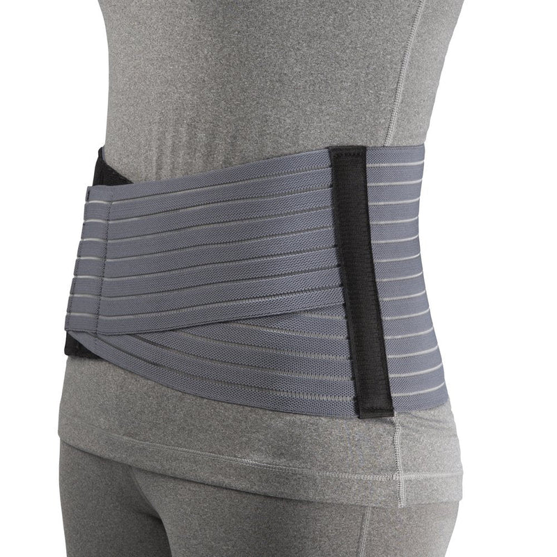 OTC Lumbosacral Support for Women, 7-Inch Lower Back, Select Series Grey Small