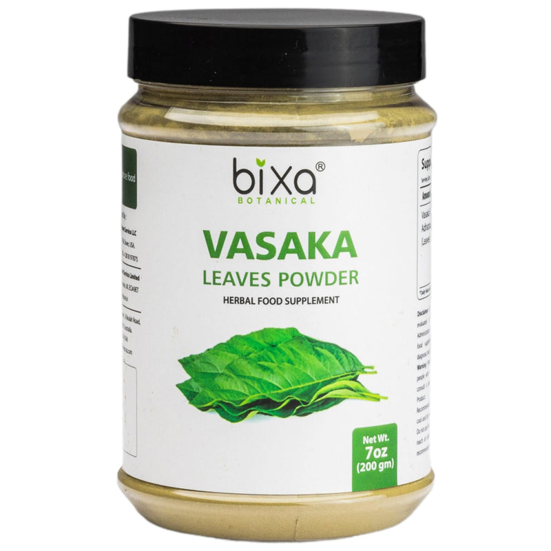 bixa BOTANICAL Vasaka Leaf Powder (Adhatoda vasaka) 200g (7 Oz)- | Herbal Supplement - BeesActive Australia