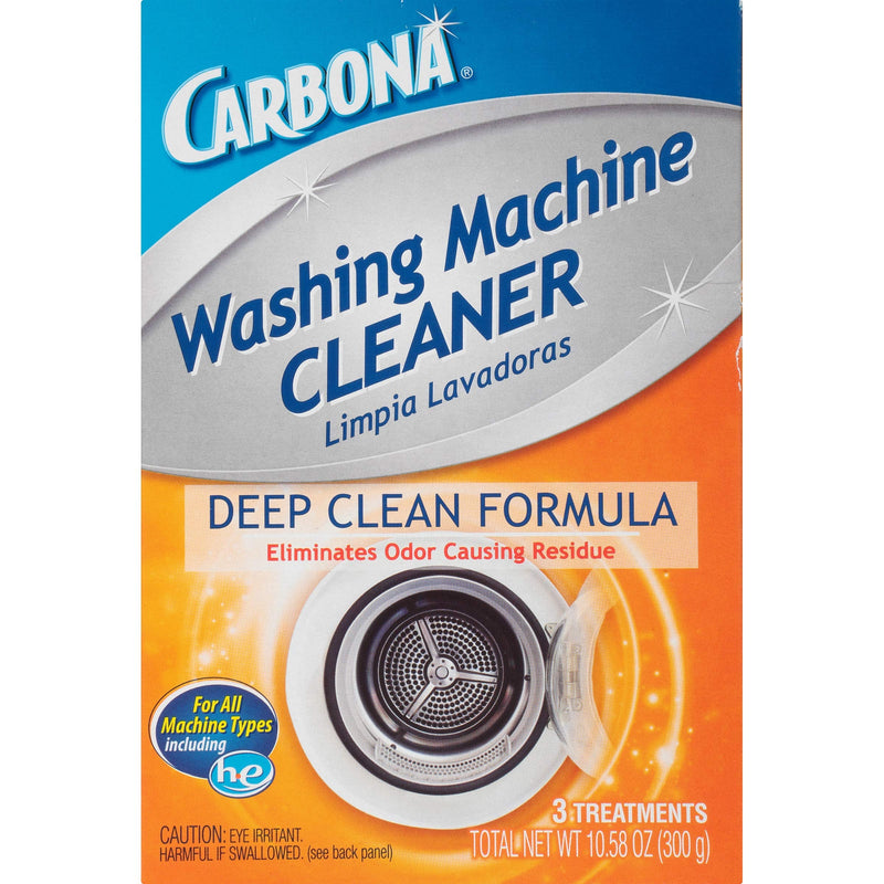 Carbona® Washing Machine Cleaner | Eliminates Odor & Residue | 3 Count, 1 Pack 10.58 Ounce (Pack of 1) - BeesActive Australia