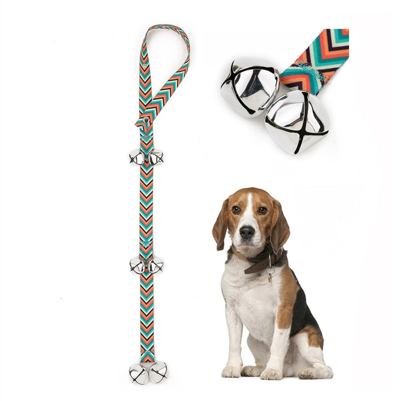 Pet Heroic Dog DoorBells for Potty Training & House Training, Unique Style & Premium Quality, Loud & Crisp DoorBells, Adjustable Door Bell Length for Small, Medium and Large Dogs Viogreen style - BeesActive Australia