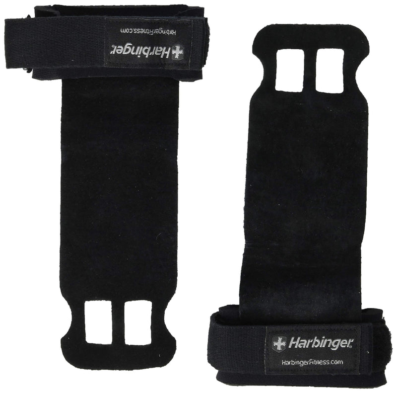 Harbinger Leather Palm Grips for Weight Lifting Hand Protection Large
