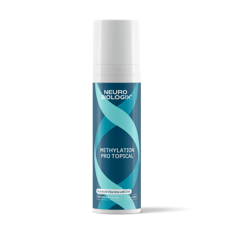 Neurobiologix Methylation Pro Topical Cream, Methylfolate, B6, B12, 2 Oz | D3 & K1, Cellular Energy & Nervous System Support, for Men & Women, 120 Pumps