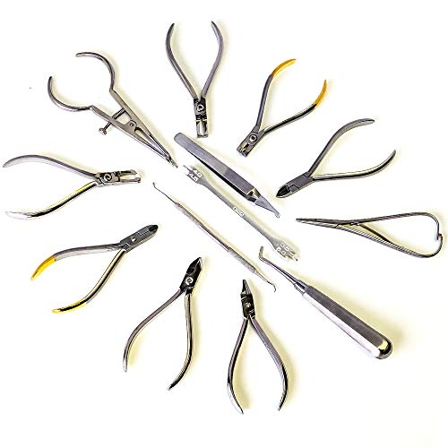 SURGICAL ONLINE Orthodontic Instruments Set 13 Pieces Stainless Steel - Height Gauge
