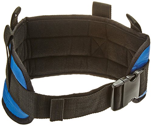 Sammons Preston Padded Gait Belt, Transfer, Medical, Elderly, S, Blue Small - Blue