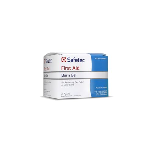 Safetec Burn Gel.125 oz. Pouch 25 ct. Box