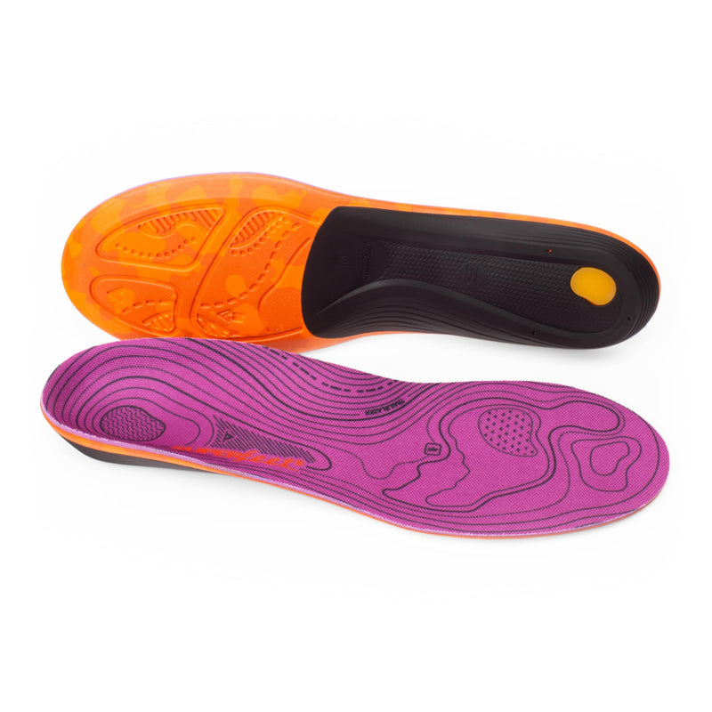 Superfeet Hike Women's Support Insoles for Hikers with Medium to High Arch Support & Carbon Fiber Stabilizer - 6.5-8 Women Dahlia - BeesActive Australia