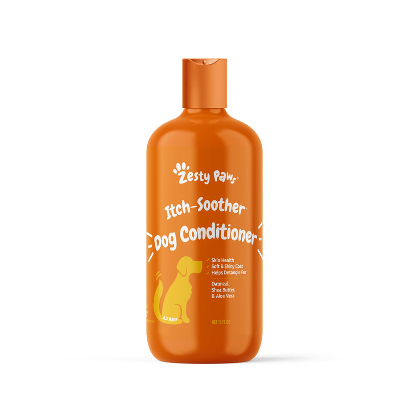 Dog Conditioner with Oatmeal, Aloe Vera & Shea Butter - Natural Grooming Pet Wash for Skin & Coat - Anti Itch Formula - Vanilla Bean Scent - 16 OZ - BeesActive Australia