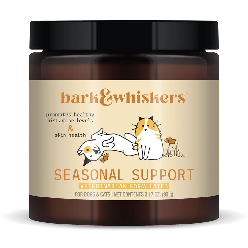 Bark & Whiskers Seasonal Support, 3.17 Oz. (90 g), 90 Scoops, Antioxidant and Immune Support, Veterinarian Formulated, Non-GMO, Dr. Mercola - PawsPlanet Australia