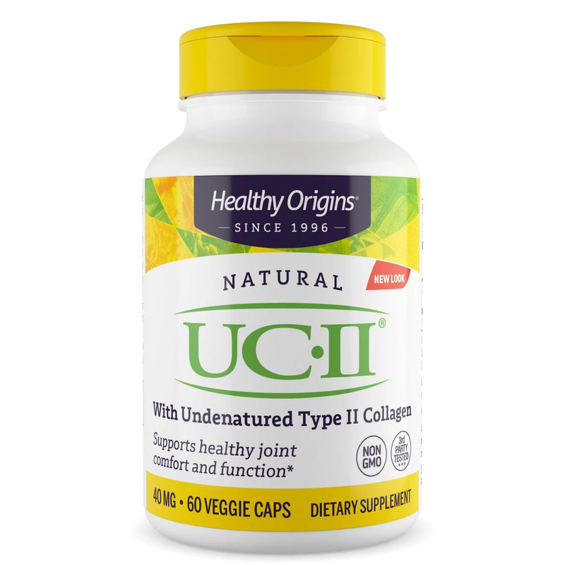 Healthy Origins UC-II Collagen 40 mg, 60 Veggie Caps 60 Count (Pack of 1)
