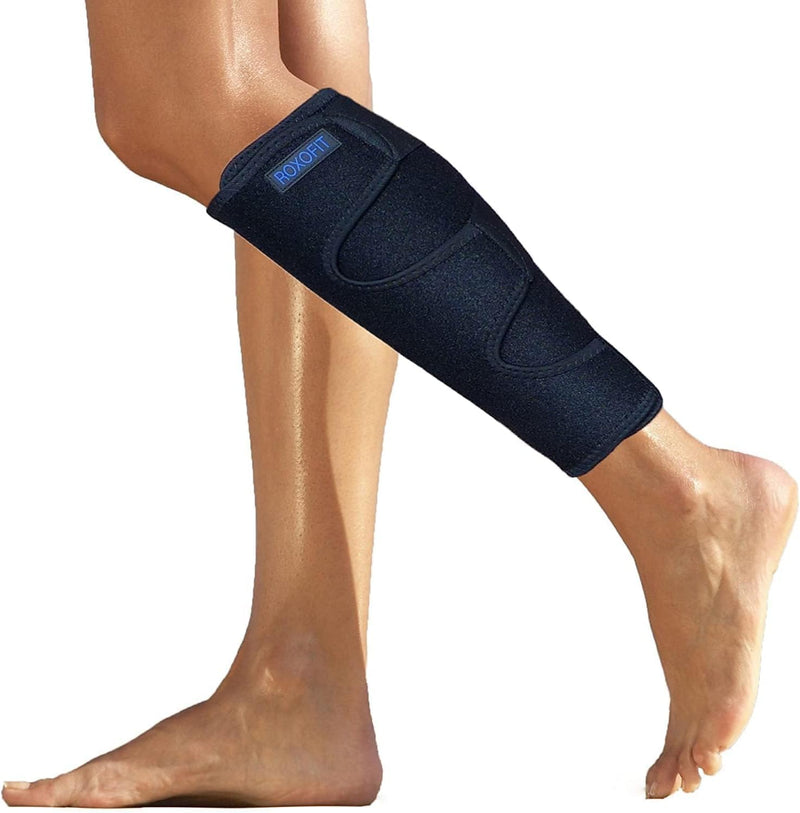 ROXOFIT Torn Calf Muscle Brace Strain Wrap for Calf Tear, Shin Splint Pain Relief - Adjustable Tibia Neoprene Support Compression Sleeve for Men and Women - BeesActive Australia