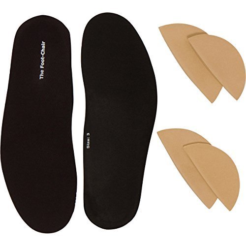 FootChair Orthotics with Pads for Adjustable Arch Height. Relieve Plantar Fasciitis and Other Foot Pain (Women’s 7-8.5 / Men’s 5-6.5) Women’s 7-8.5 / Men’s 5-6.5 - BeesActive Australia