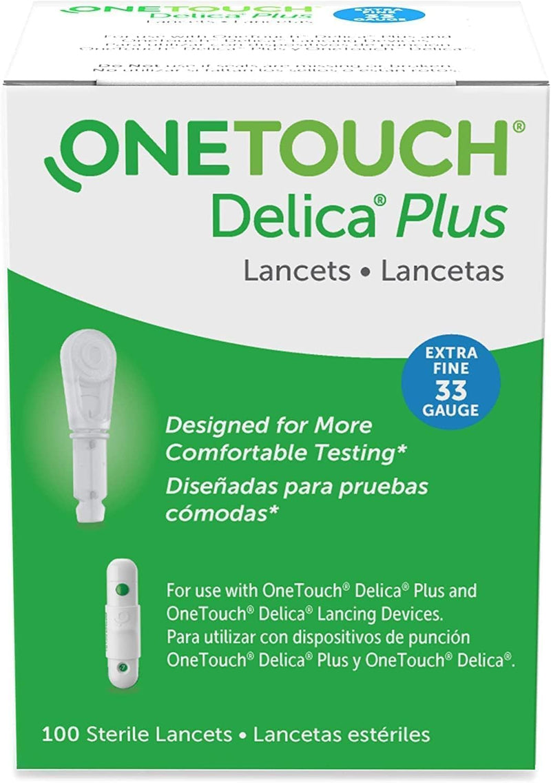 OneTouch Delica Lancet 33G (100 Count) - BeesActive Australia