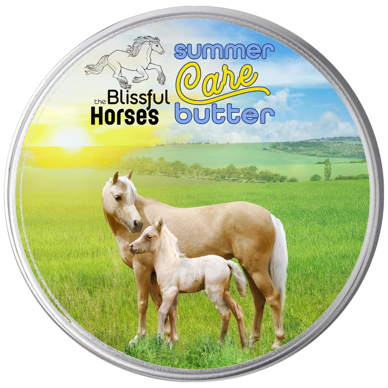 The Blissful Horses Summer Care Sun Butter, Gentle Horse Sunscreen, Easy-to-Apply Equine Sunblock Solution, Must-Have Horse Essentials for All Day Sun Protection, 4 oz. 4-Ounce - BeesActive Australia