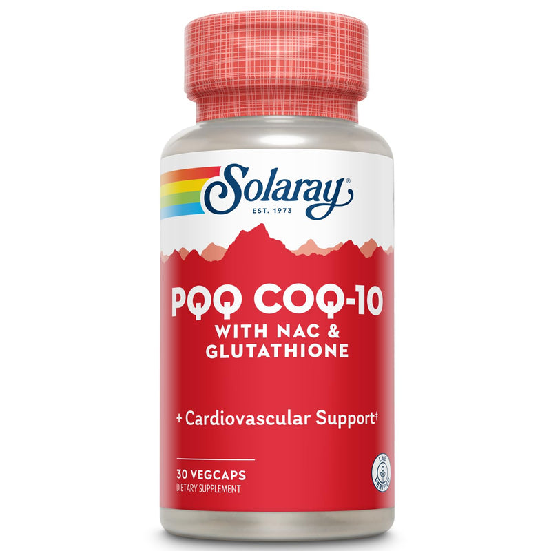 Solaray PQQ CoQ10, Heart Health Support, 30ct