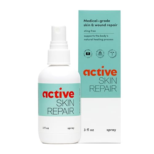 Active Skin Repair First Aid Spray with Medical Grade Hypochlorous, 3 oz 3 Fl Oz (Pack of 1)
