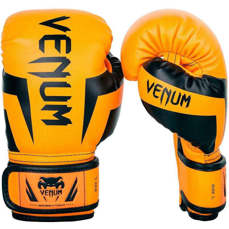 Venum Venum Elite Boxing Gloves Kids Neo Orange Large - BeesActive Australia