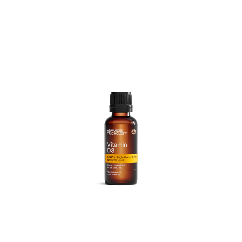 Advanced Trichology Vegetarian Liquid Vitamin D3-5000 iu High Absorption - 1000 iu per Drop - 6 Month Supply - Gluten Free 365 VIT D - 1 Fluid Ounce (Pack of 1)