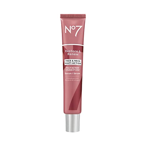 No7 Restore & Renew Sculpting Serum for Face & Neck, 1.69 Oz 1.69 Fl Oz (Pack of 1) Tube