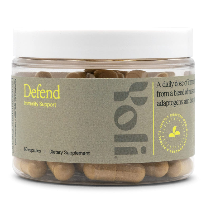 Yoli Defend Immune Support Daily Cellular Response Supplement, 60 ct Box | Supports immunity at the cellular level with botanicals and vitamins, easy daily supplement for a stronger immune response.
