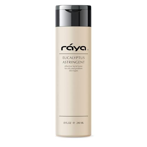 RAYA Eucalyptus Astringent with AHA 8 oz (G-207) | Exfoliating Glycolic Facial Toner for Oily and Break-Out Skin | Helps Balance pH and Dry Up Blemishes | Made with Alpha Hydroxy Acids 8 Fl Oz (Pack of 1)
