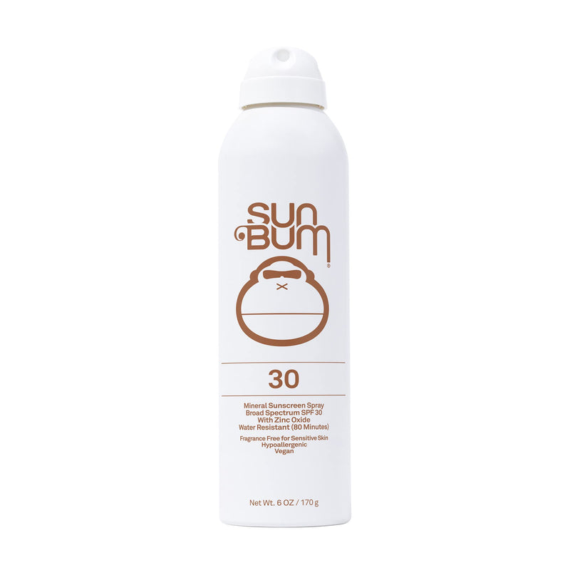 Sun Bum Mineral SPF 30 Sunscreen Spray | Vegan and Hawaii 104 Reef Act Compliant (Octinoxate & Oxybenzone Free) Broad Spectrum Natural Sunscreen with UVA/UVB Protection | 6 oz - BeesActive Australia
