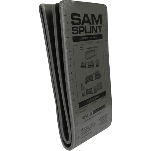 SAM Medical SAM Splint XL, Charcoal Gray, 36" x 5.5" - 1 Count
