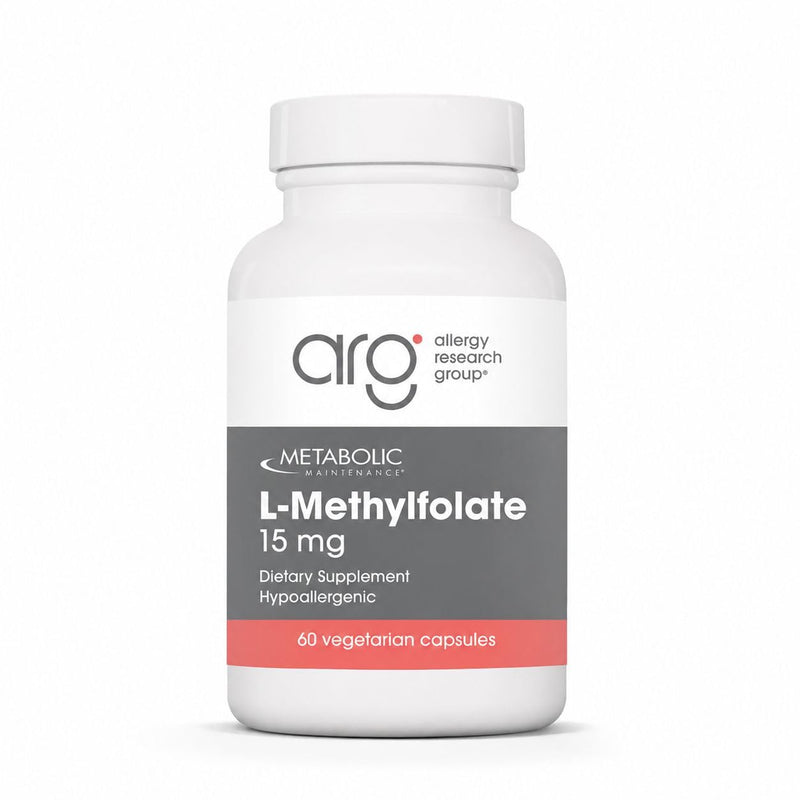 Metabolic Maintenance L-Methylfolate 15 mg, 60 Capsules | Active Folate for Methylation Support and Biochemical Reactions, Highly Bioavailable, Vegetarian Formula