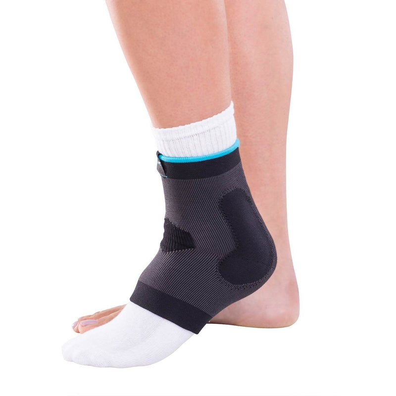 DonJoy Advantage DA161AV02-BLK-M Deluxe Elastic Ankle for Sprains, Strains, Swelling, Black, Medium fits 8.5", 9.5" Medium fits 8.5"-9.5" - BeesActive Australia